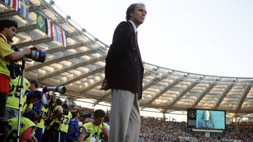 Franz Beckenbauer am Tag des WM-Triumphes 1990