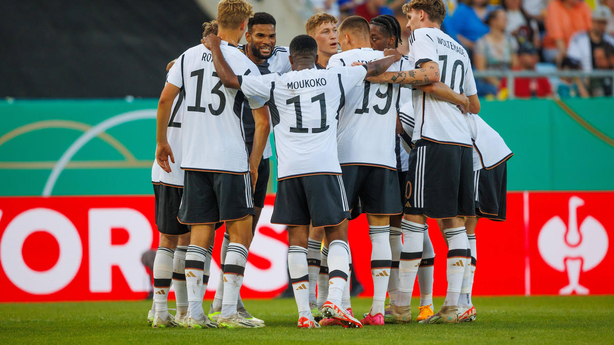 Die DFB-Youngster hatten zweimal Grund zu jubeln