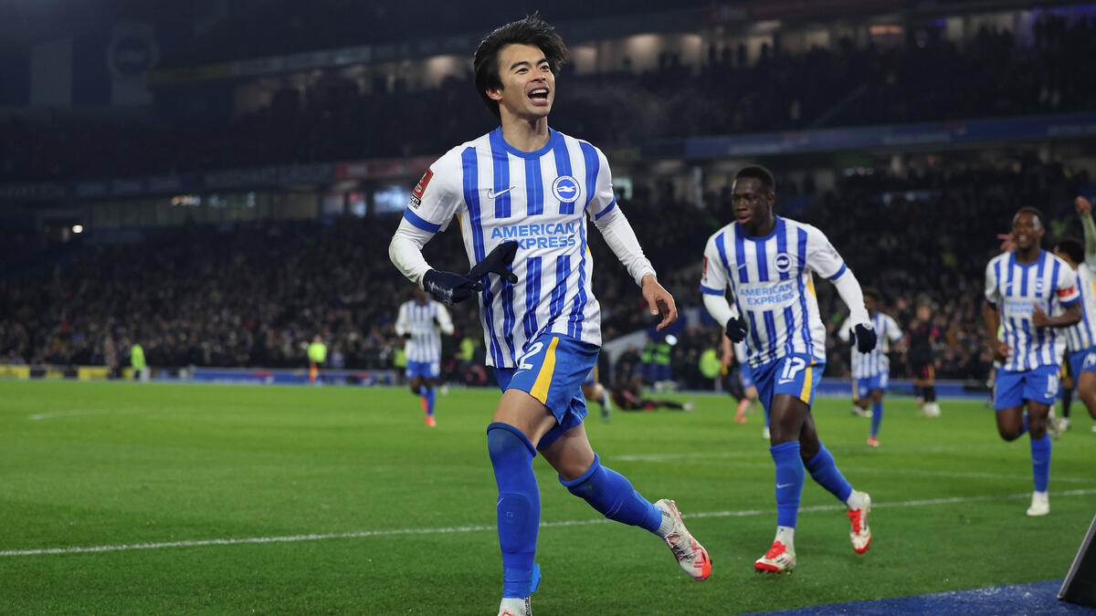 Brighton & Hove Albion hat das Achtelfinale des FA Cup erreicht