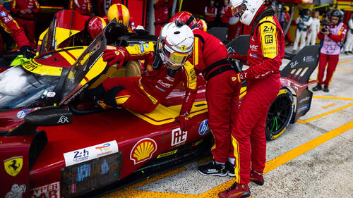 Der Ferrari 499P #50 hat den Belastungstest für den Heckflügel in Le Mans nicht bestanden