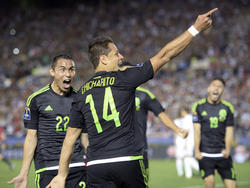 Traf zum ersten Mal gegen die USA: Javier Hernández
