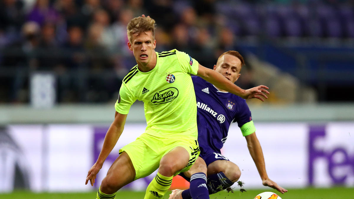 Dani Olmo (l.) soll das Interesse von Borussia Dortmund geweckt haben Dani Olmo (l.) soll das Interesse von Borussia Dortmund geweckt haben