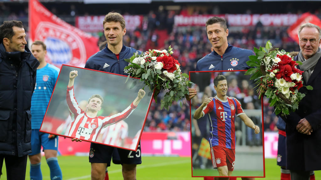Thomas Müller und Robert Lewandowski sind in dieser Saison für den FC Bayern enorm wichtig