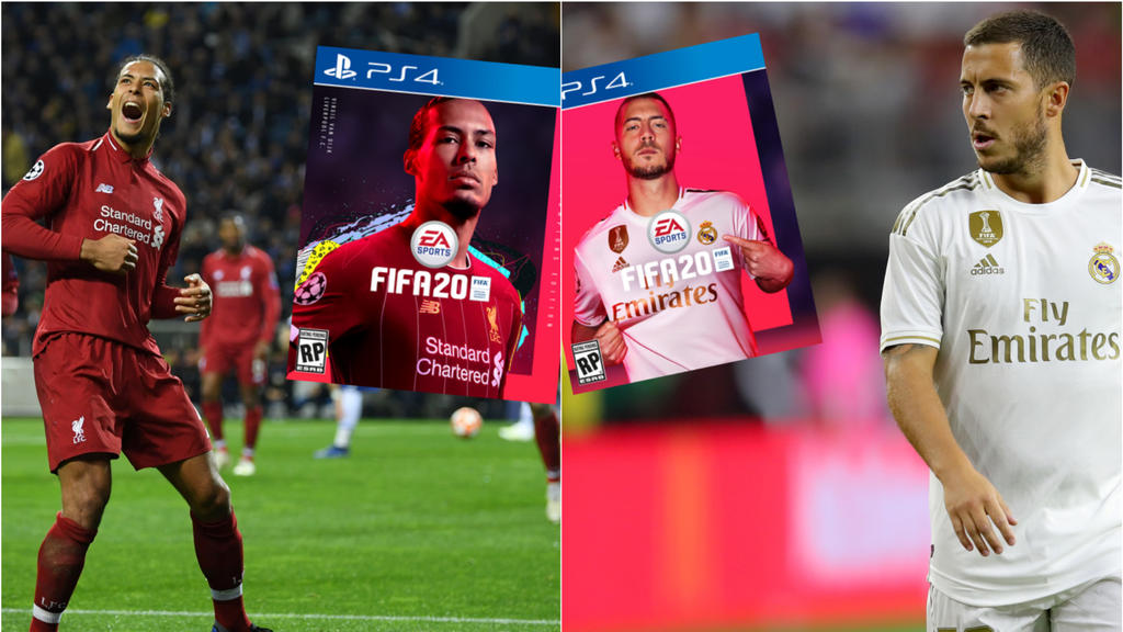 Virgil van Dijk und Eden Hazard sind zwei der drei Cover-Stars  für FIFA 20