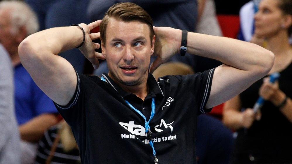 Filip Jicha hadert mit dem Unentschieden des THW Kiel gegen Kielce Filip Jicha hadert mit dem Unentschieden des THW Kiel gegen Kielce