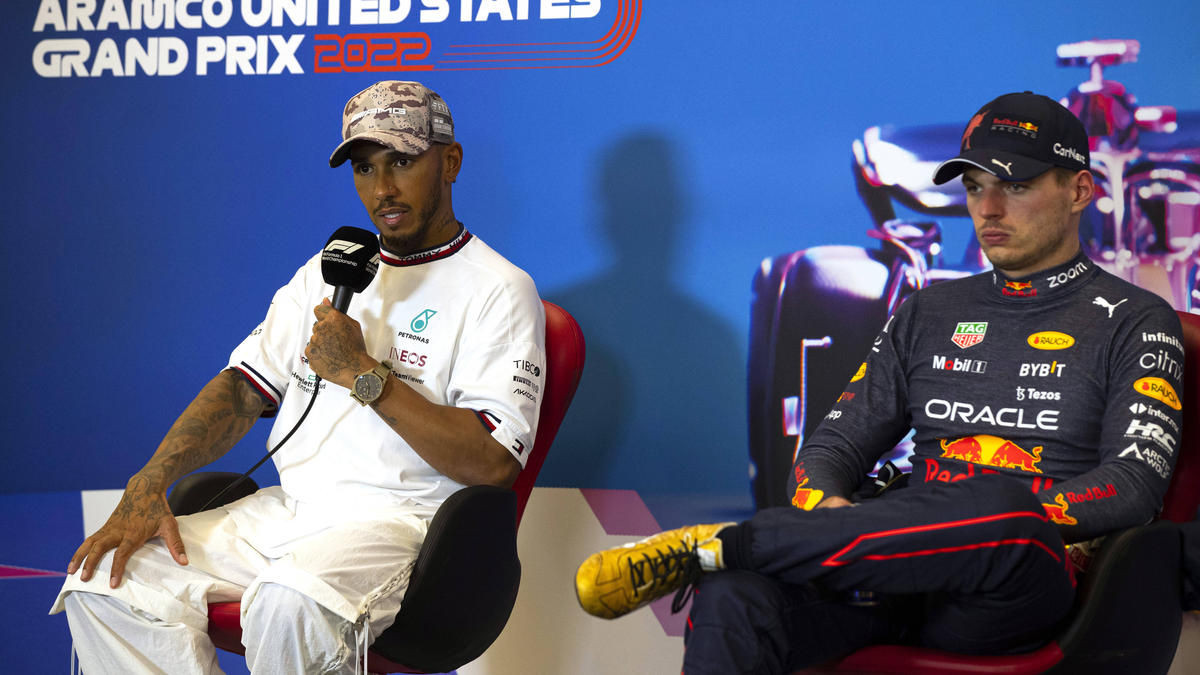 Hamilton und Verstappen sind Rivalen in der Formel 1