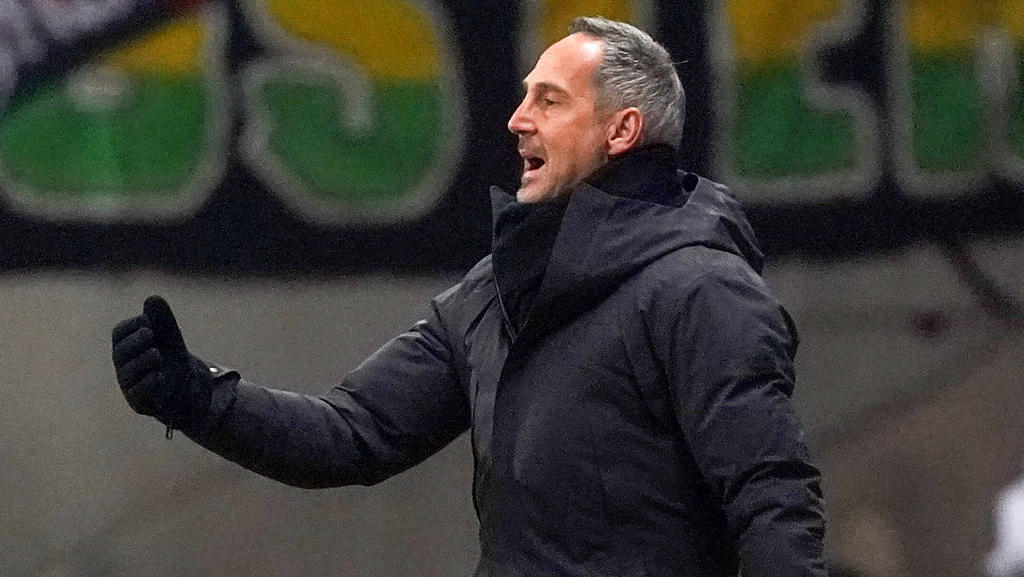 Adi Hütter gastiert mit Eintracht Frankfurt beim BVB