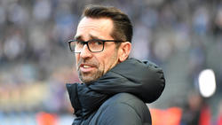Michael Preetz tritt vor die Presse