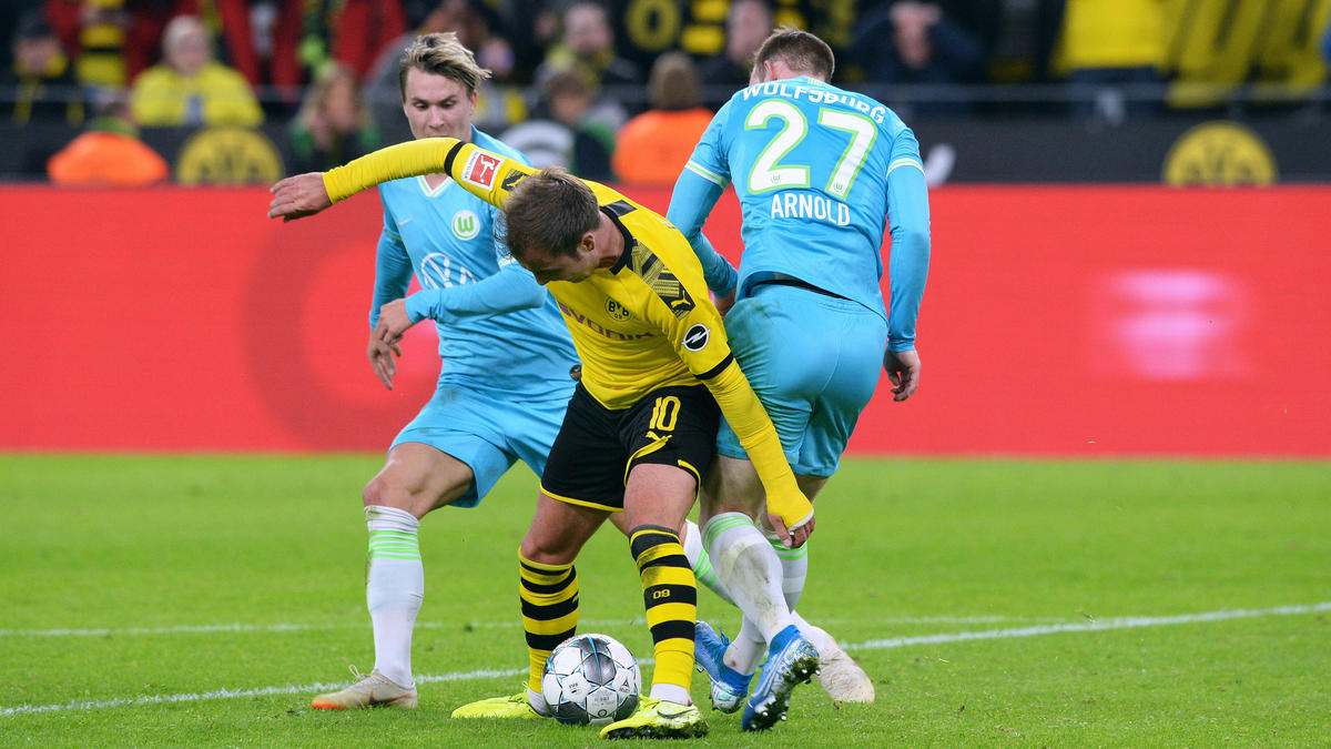 Der BVB trifft am Samstag auf den VfL Wolfsburg Der BVB trifft am Samstag auf den VfL Wolfsburg