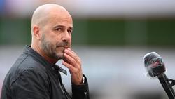 Bayer-Trainer Peter Bosz will mit den Leverkusenern noch in die Champions League