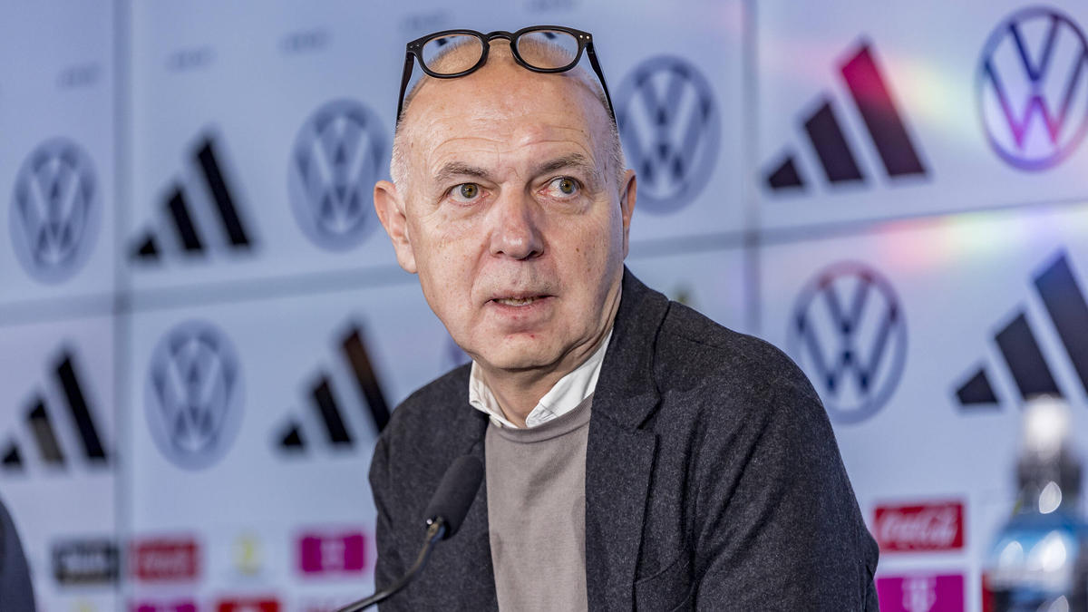 DFB-Präsident Bernd Neuendorf freut sich auf Rudi Völler