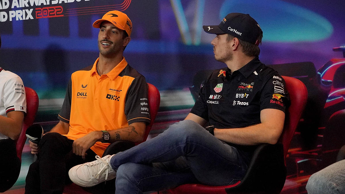 Ricciardo (li.) und Verstappen sind mittlerweile Teamkollegen bei Red Bull (Archivbild aus 2022)