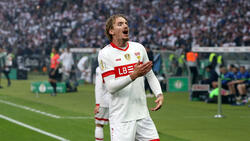 Gewann mit dem VfB Stuttgart in der abgelaufenen Saison den DFB-Pokal: Nick Woltemade