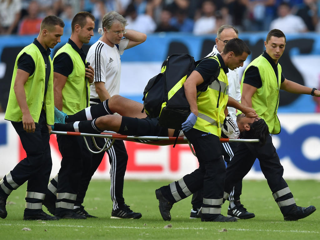 Sami Khedira se lesionó en el muslo derecho ante el Marsella. (Foto: Getty))