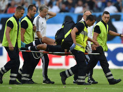 Sami Khedira se lesionó en el muslo derecho ante el Marsella. (Foto: Getty))
