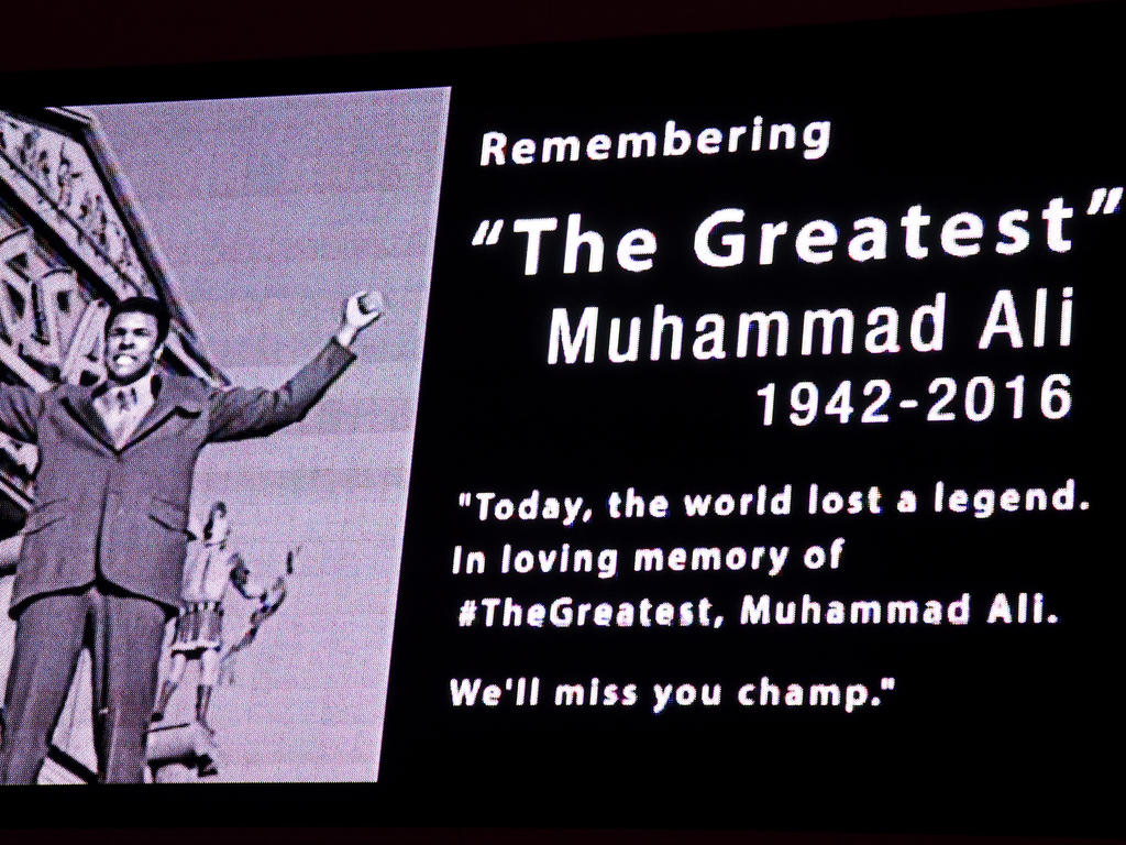 Auch das Caesars Palace in Las Vegas zollt Muhammad Ali Tribut