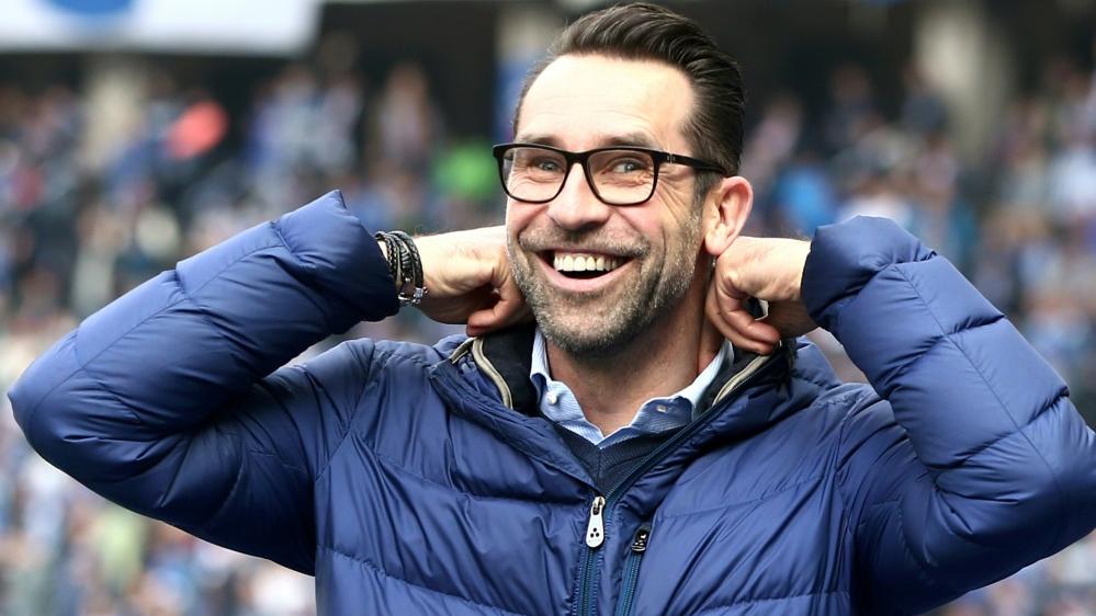 Michael Preetz darf sich bei Hertha BSC über einen Geldsegen freuen Michael Preetz darf sich bei Hertha BSC über einen Geldsegen freuen