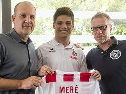 Jorge Meré (M.) wechselt zum 1. FC Köln (Bildquelle: fc-koeln.de)
