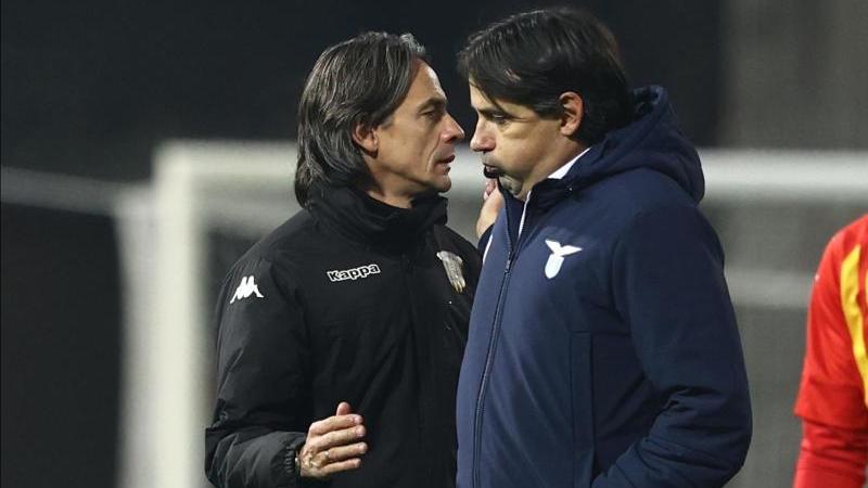 Filippo Inzaghi (l) und Simone Inzaghi trennten sich unentschieden
