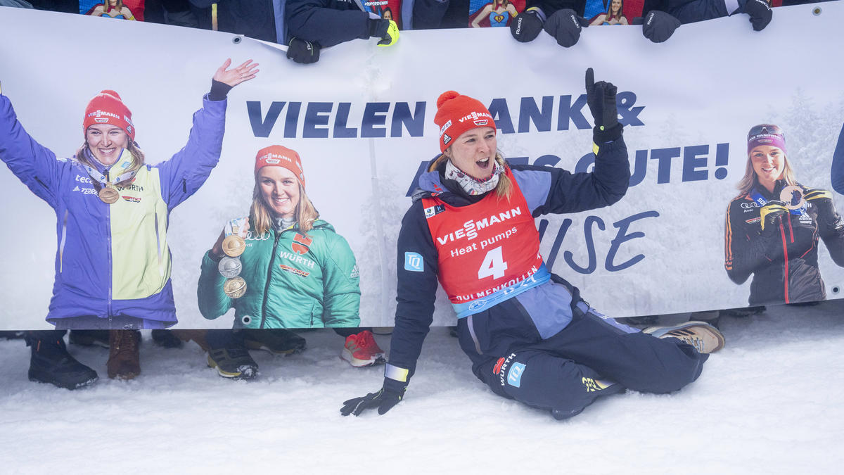 Denise Herrmann-Wick beendete ihre beeindruckende Biathlon-Karriere mit einem Weltcup-Sieg im Sprint