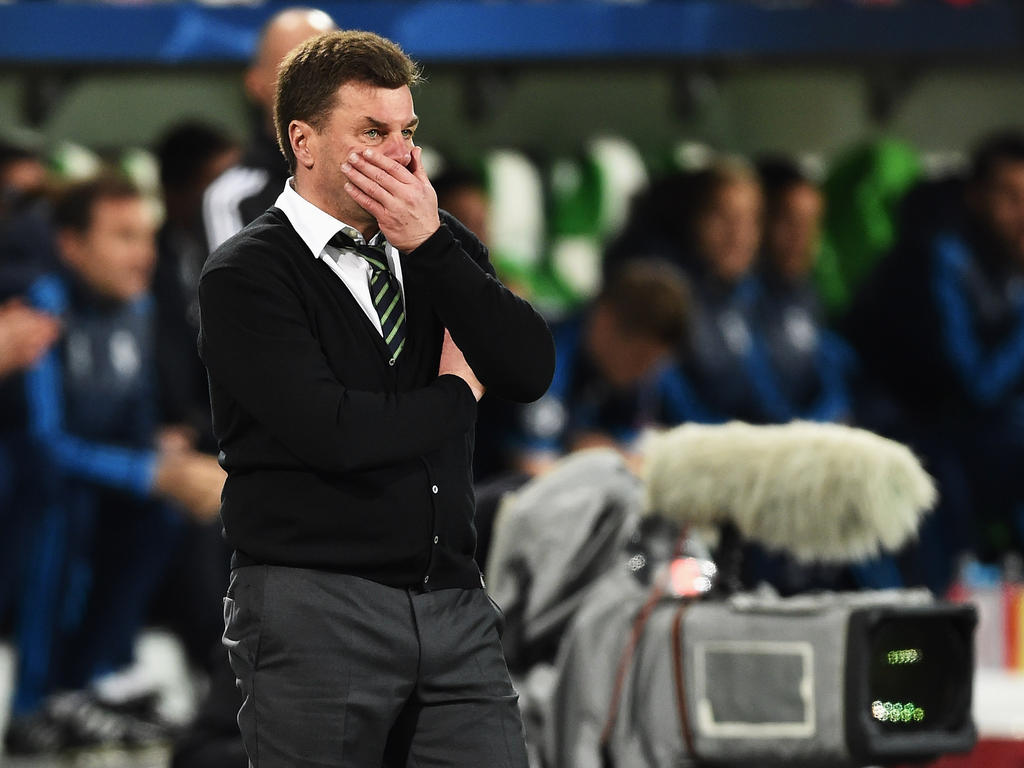 Dieter Hecking war nach der 0:3-Pleite bedient Dieter Hecking war nach der 0:3-Pleite bedient