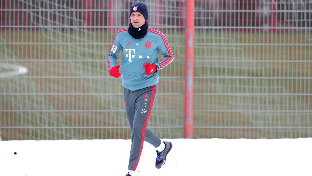 Thomas Müller bereitet sich auf die kommenden Aufgaben vor Thomas Müller bereitet sich auf die kommenden Aufgaben vor
