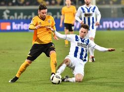 Der Kalsruher SC holte bei Dynamo Dresden einen Punkt