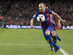 Andrés Iniesta wird dem FC Barcelona vorerst fehlen