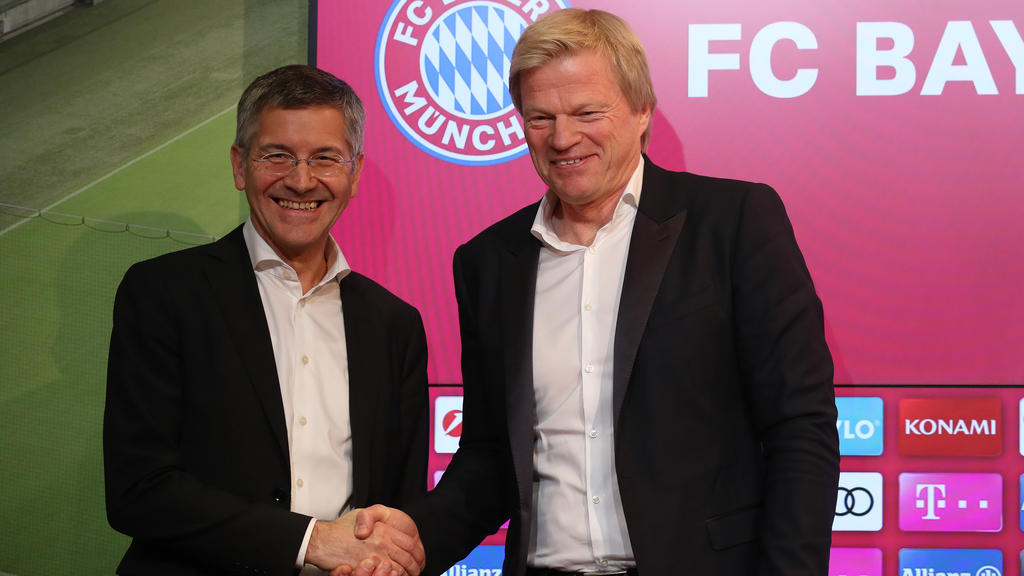 Oliver Kahn (r.) beginnt als Vorstand beim FC Bayern München