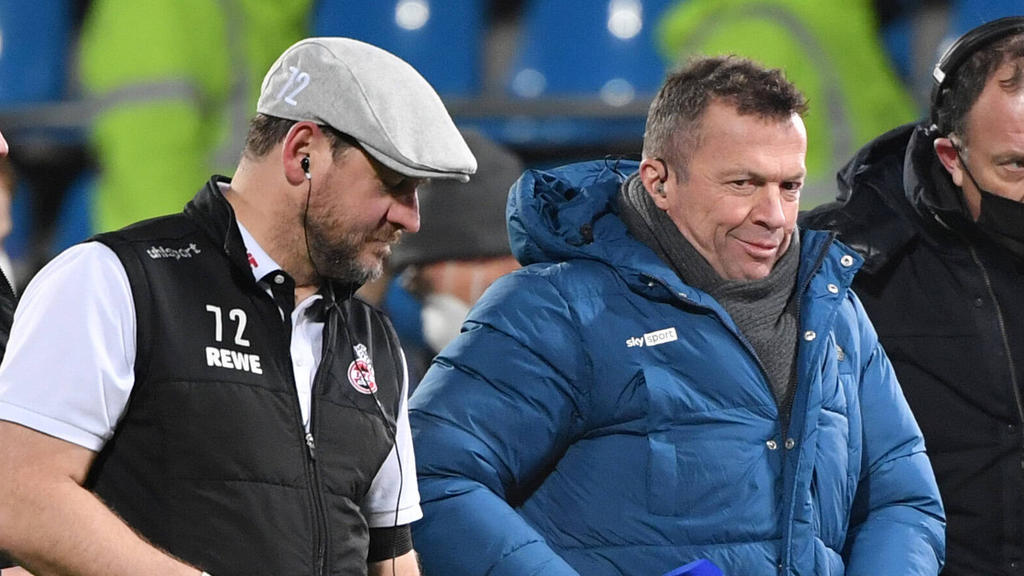 Steffen Baumgart (l.) neben Lothar Matthäus Steffen Baumgart (l.) neben Lothar Matthäus