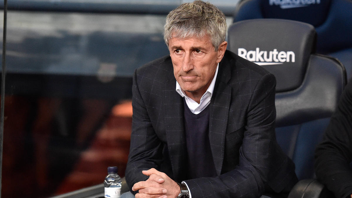 Quique Setien spürt beim FC Barcelona angeblich keinen Druck Quique Setien spürt beim FC Barcelona angeblich keinen Druck