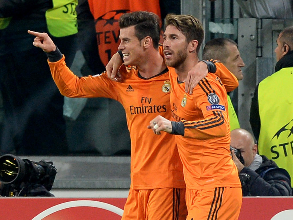 Nach dem Champions-League-Sieg bei Juventus Turin wollen Gareth Bale (l.) und Sergio Ramos auch gegen San Sebastian punkten.