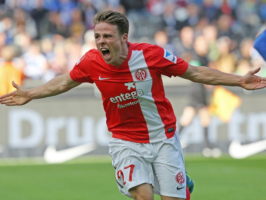 Nicolai Müller im Trikot von Mainz 05