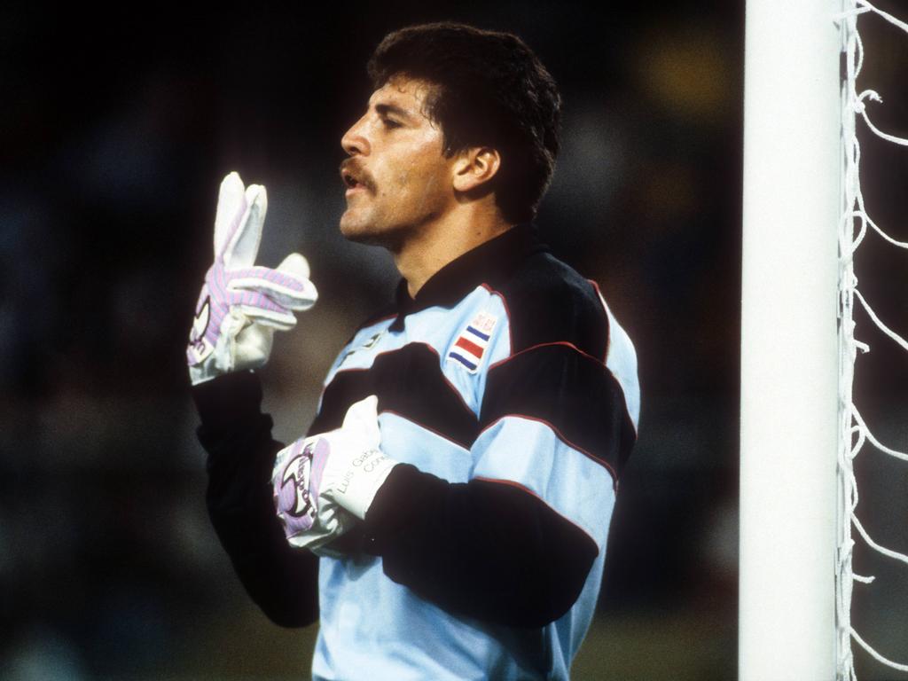 Luis Gabelo Conejo en el Mundial de Italia 1990