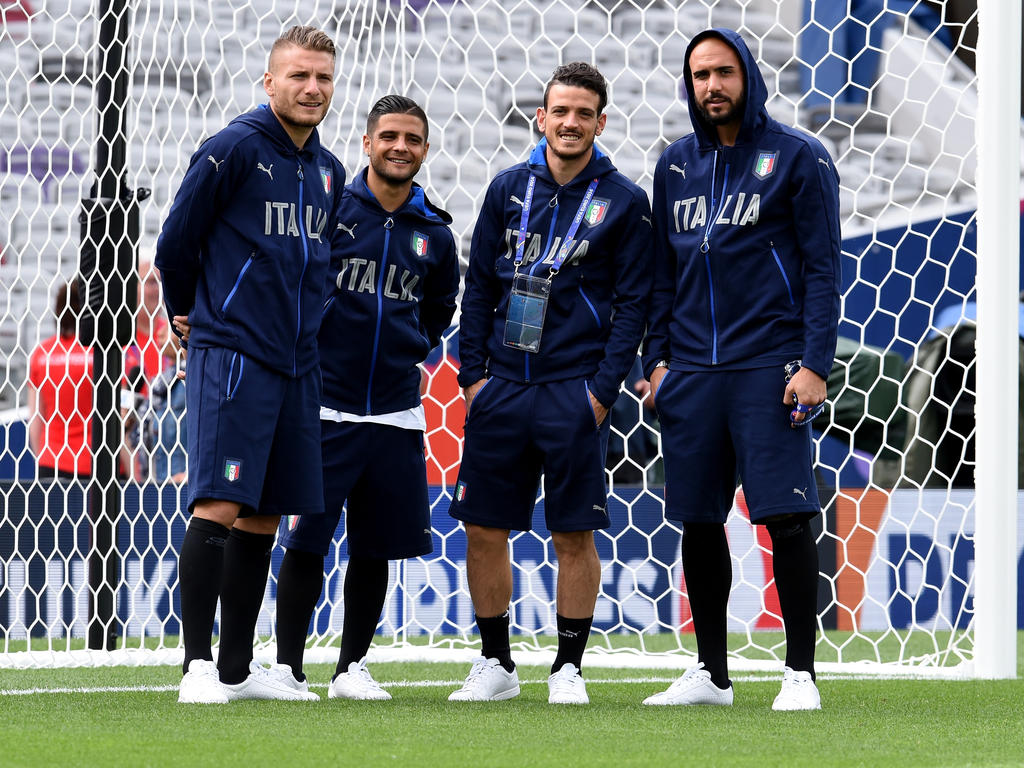 Die Italiener bereiten sich auf das Deutschland-Spiel vor