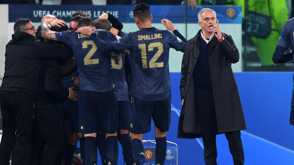 José Mourinho und seine Red Devils feierten einen Coup in Turin