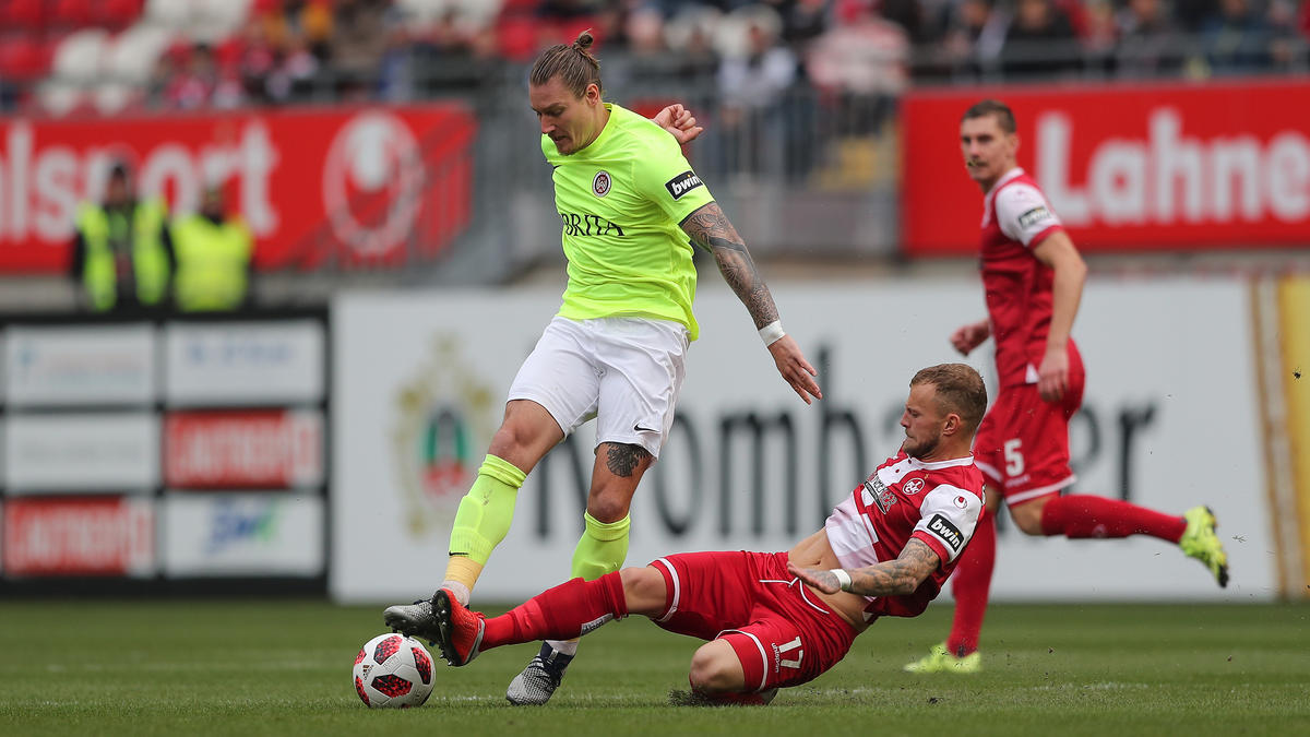 3. Liga: SV Wehen Wiesbaden nach Heimsieg gegen 1. FC Kaiserslautern zurück  auf Platz drei