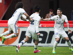 Real Madrid hat einen Last-Minute-Sieg gegen Gijón eingefahren