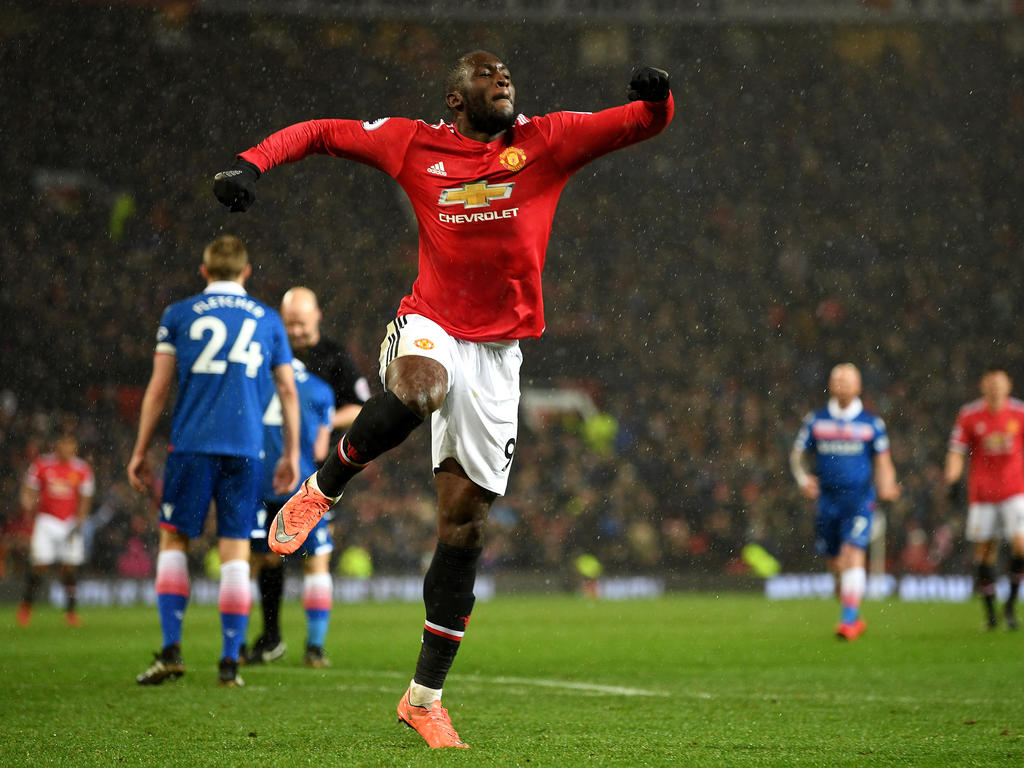 Romelu Lukaku erzielte das 3:0 für Manchester United