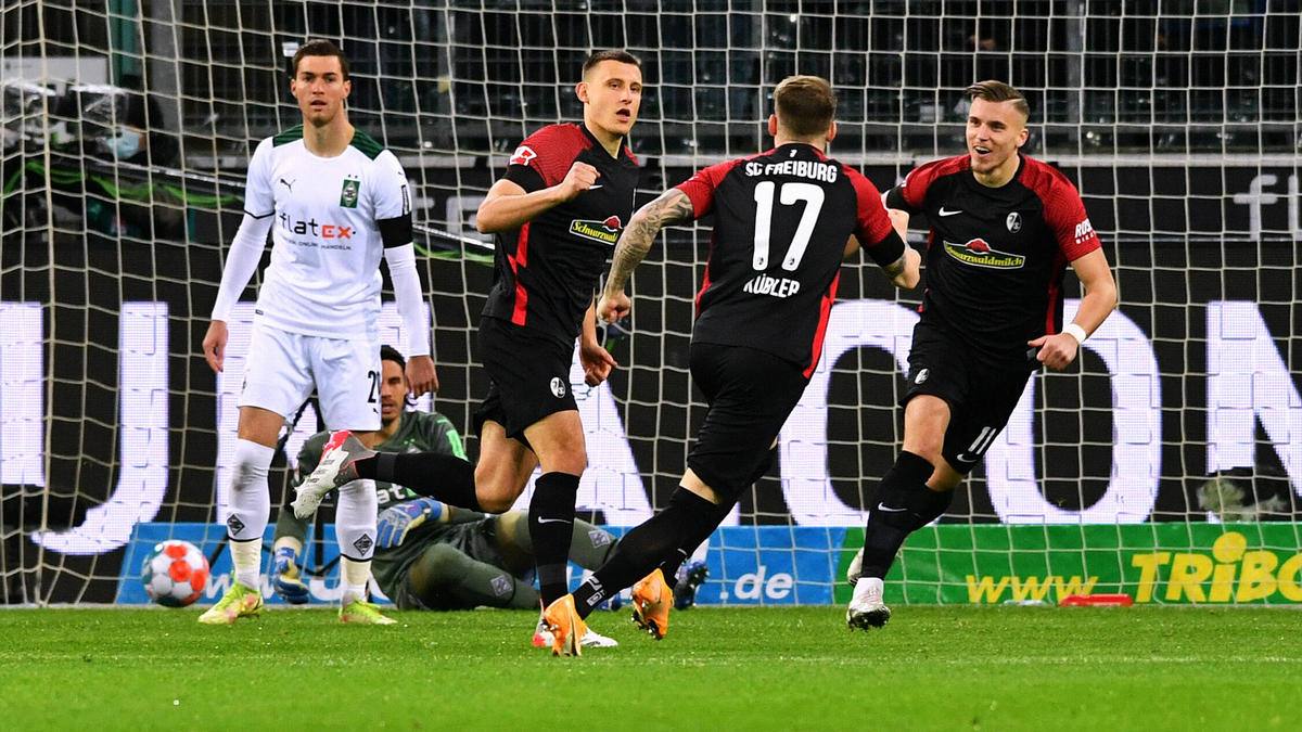 Der SC Freiburg traf sechs Mal vor der Pause