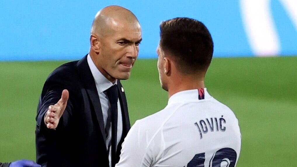 Zidane und Jovic: Trennung auf Zeit Zidane und Jovic: Trennung auf Zeit