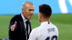 Zidane und Jovic: Trennung auf Zeit