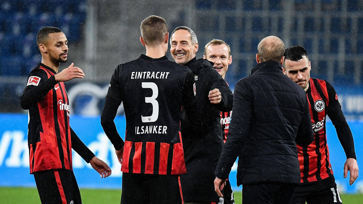 Eintracht Frankfurt gewann das Auswärtsspiel bei der TSG Hoffenheim