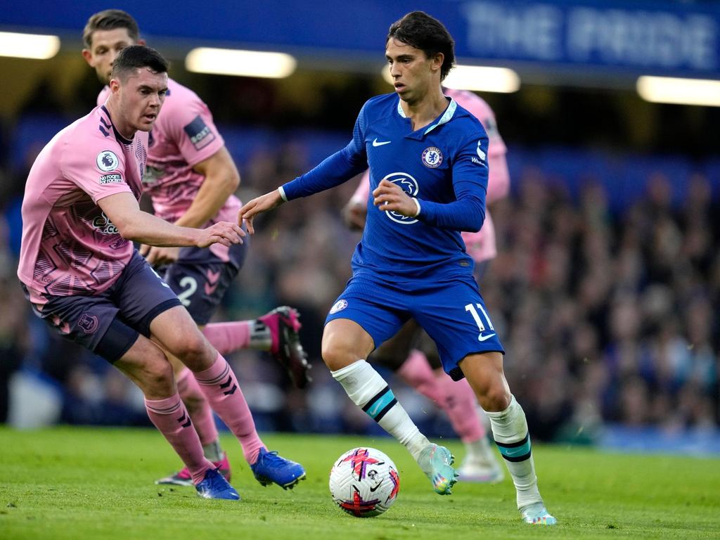War in der vergangenen Rückrunde an den FC Chelsea ausgeliehen: João Félix (r) War in der vergangenen Rückrunde an den FC Chelsea ausgeliehen: João Félix (r)