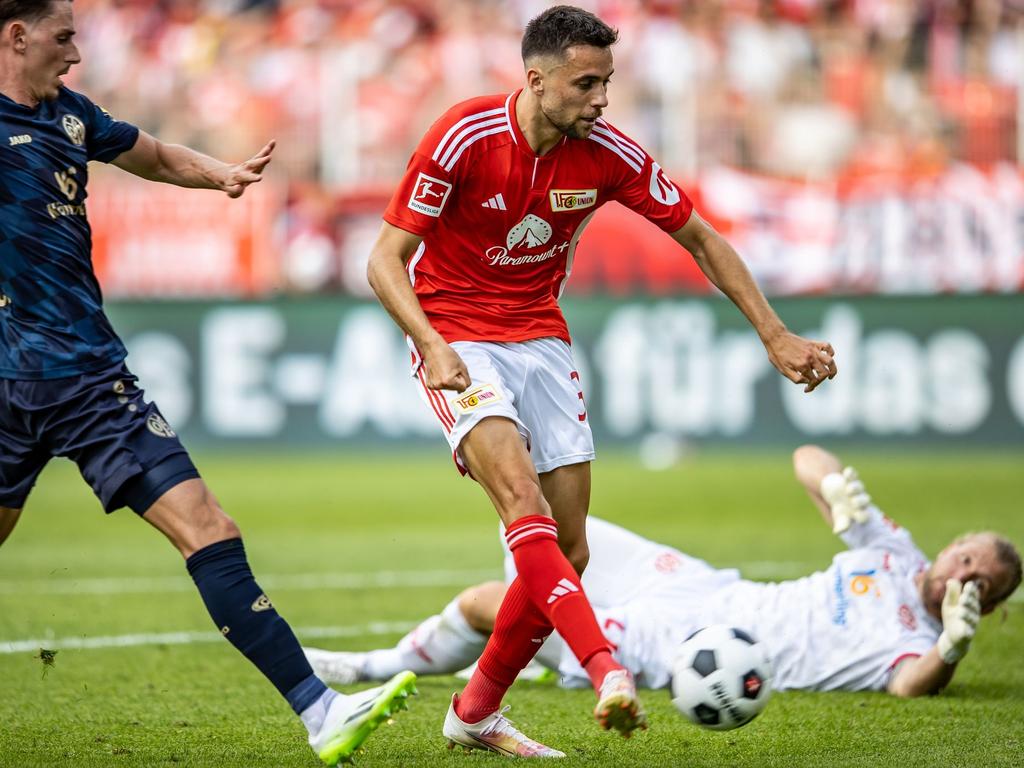Unions Milos Pantovic (r.) schließt sich KAS Eupen an. Unions Milos Pantovic (r.) schließt sich KAS Eupen an.