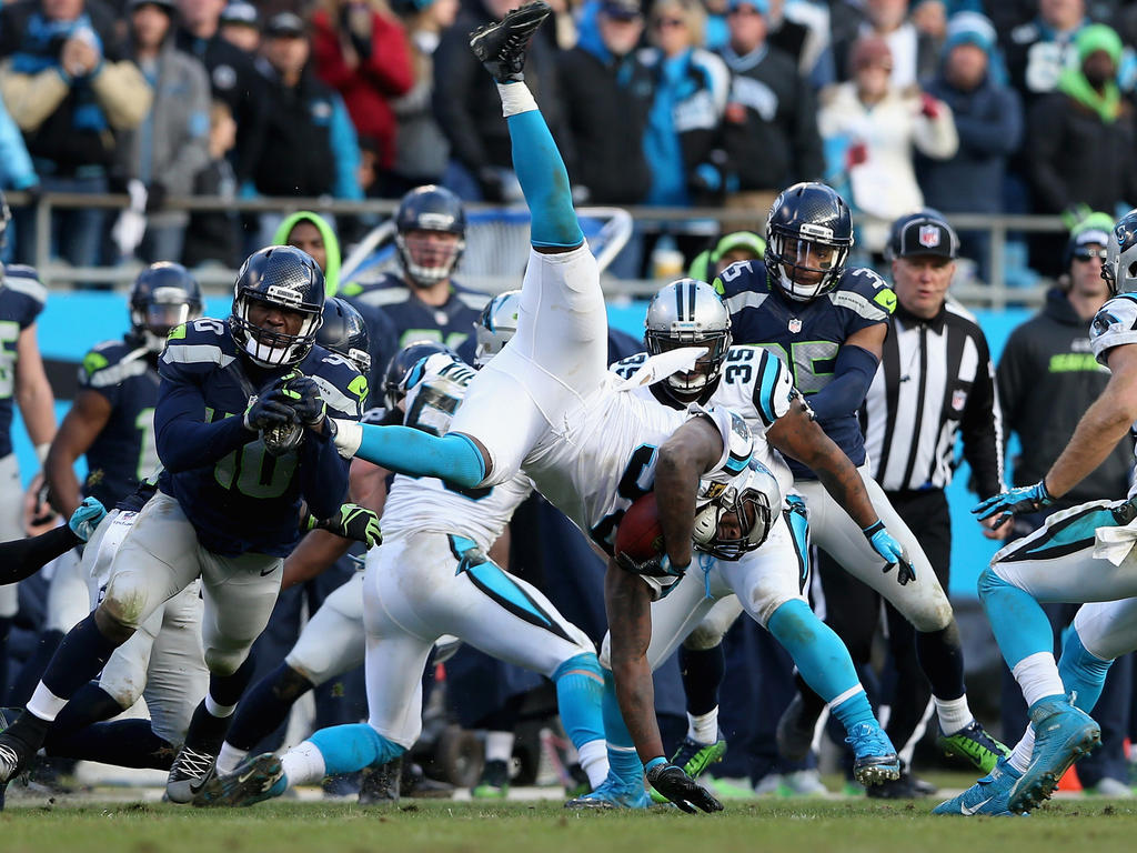 Die Carolina Panthers setzten sich gegen die Seattle Seahawks durch Die Carolina Panthers setzten sich gegen die Seattle Seahawks durch