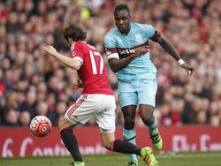 Michail Antonio contra el Manchester United. (Foto: Getty)