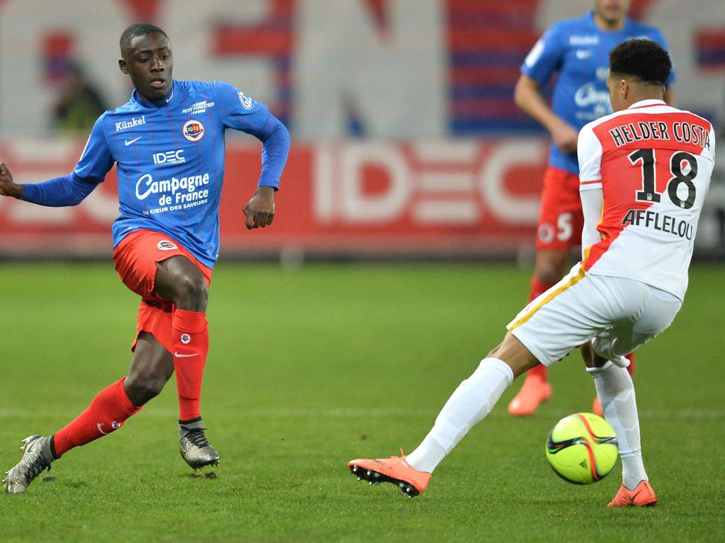 Insante del partido entre Caen y Mónaco. (Foto: Imago)