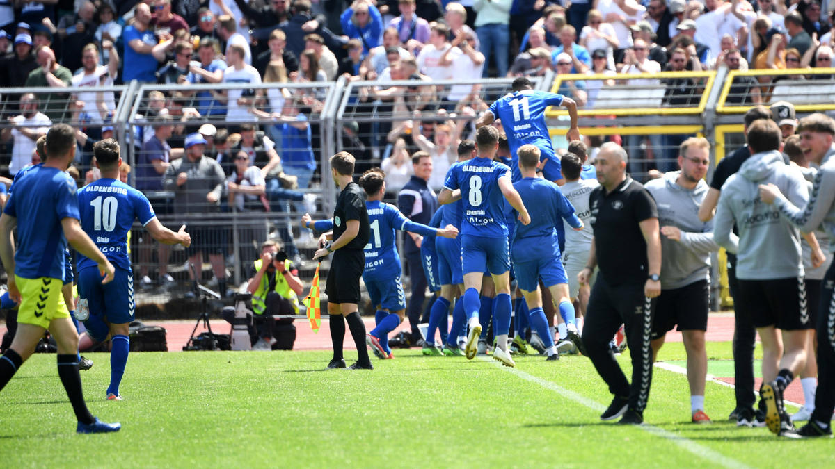 Der VfB Oldenburg steigt in die dritte Liga auf