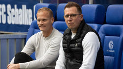 André Hechelmann (r.) ist Sportdirektor beim FC Schalke 04
